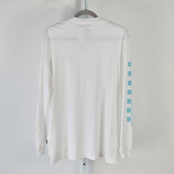 QUICKSILVER MEN'S Surf Class Long Sleeve Tee white Size Small  NEW - Picture 5 of 6